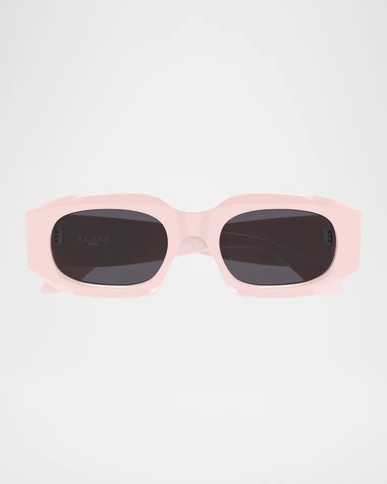 Rectangle Acetate Sunglasses by ALAIA