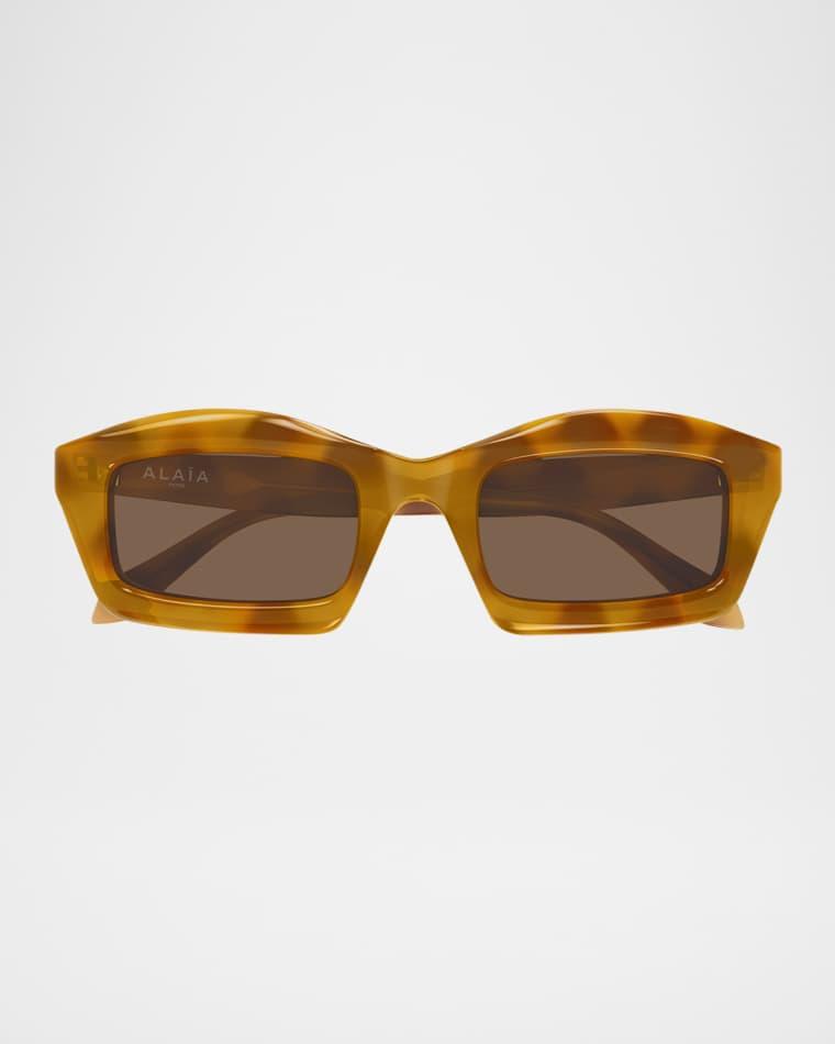 Rectangle Acetate Sunglasses by ALAIA