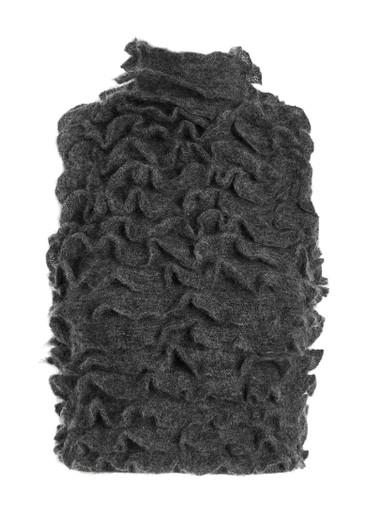 Ruffled mohair-blend cropped top by ALAIA