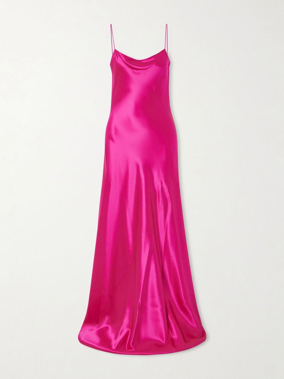 Silk-satin gown by ALAIA