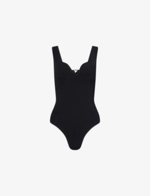 Sweetheart-Neck Sleeveless Knit Bodysuit by ALAIA