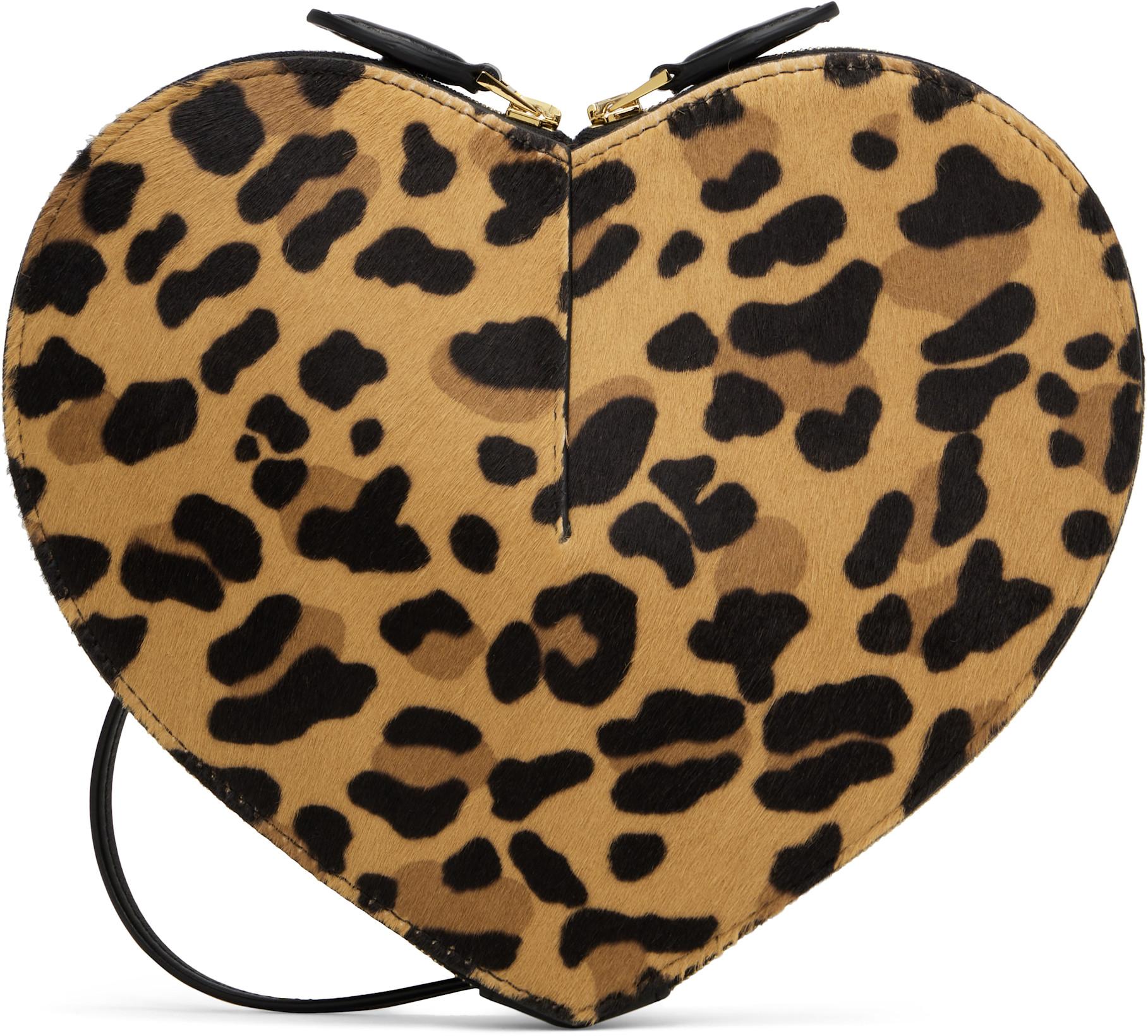 Tan 'Le Cœur' Bag by ALAIA