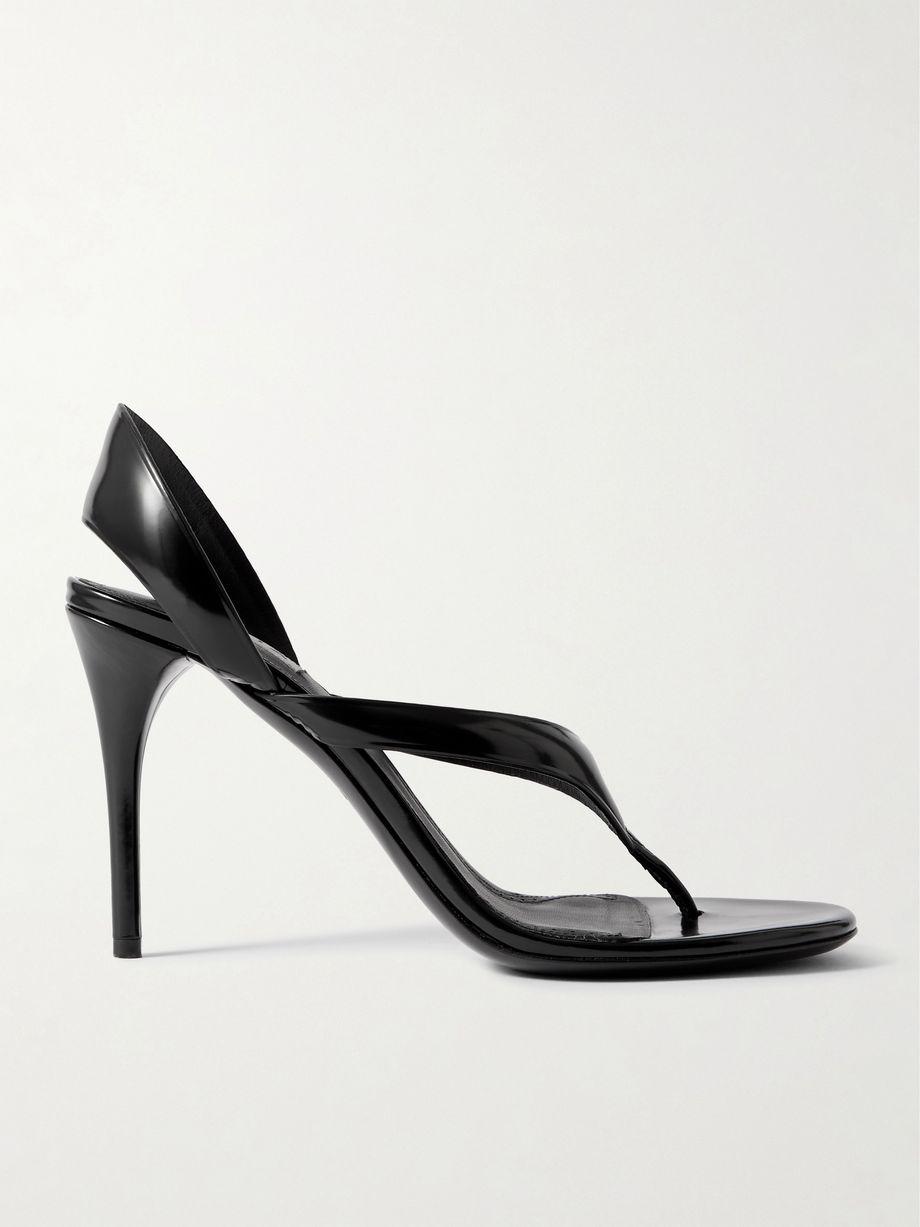 Tong 90 patent-leather sandals by ALAIA