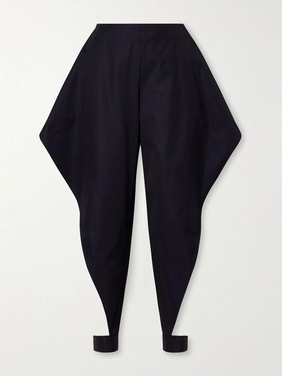 Triangle cotton-gabardine wide-leg pants by ALAIA