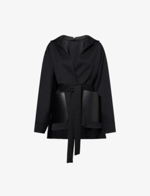 Wrap Belted Wool Jacket by ALAIA