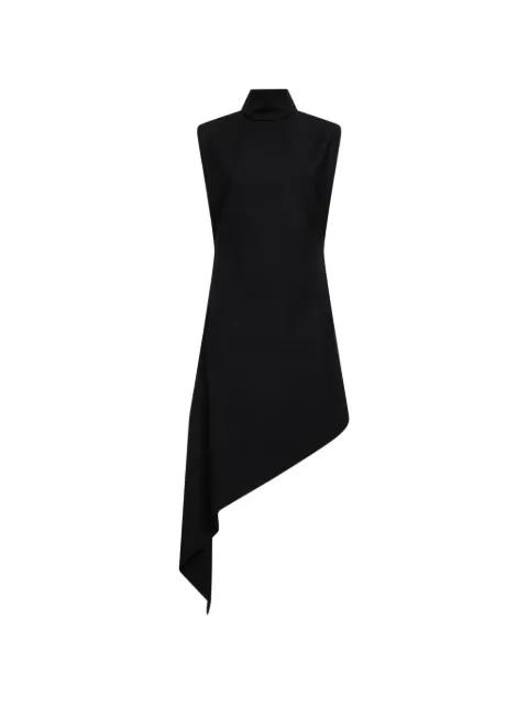 asymmetric gabardine midi dress by ALAIA