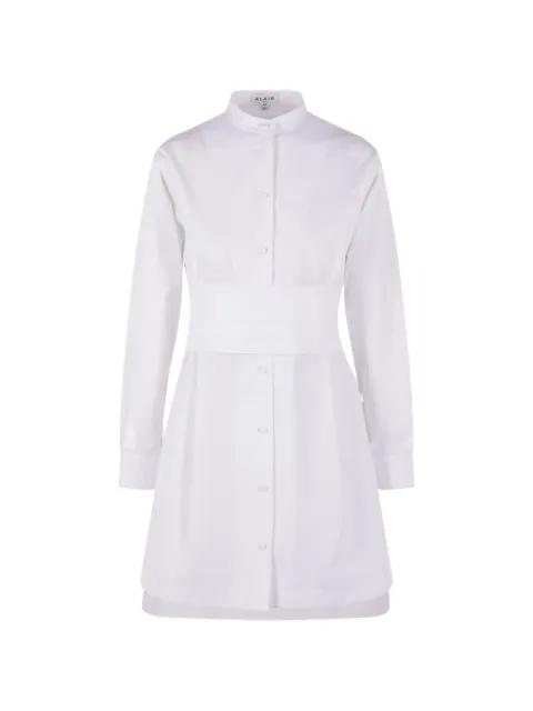 band-collar pleated dress by ALAIA