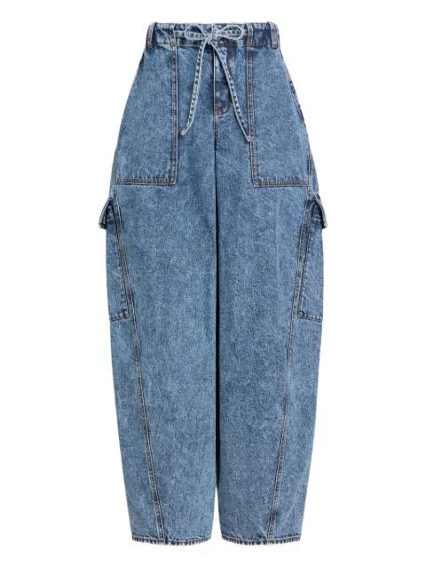 cargo-pocket jeans by ALAIA