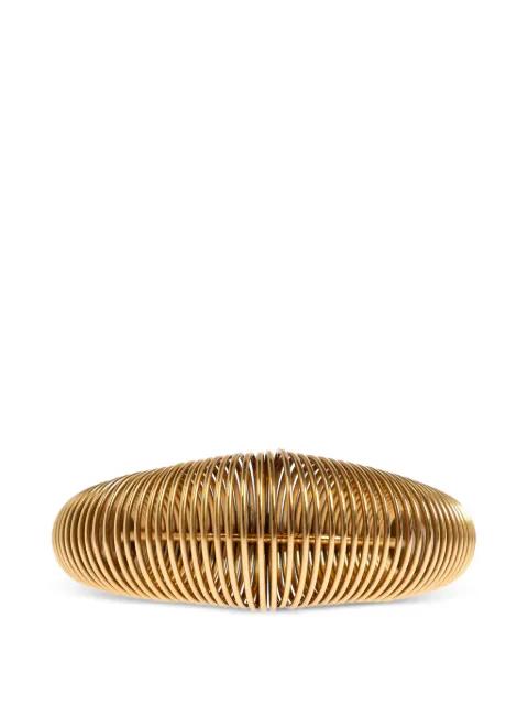 coiled open bracelet by ALAIA