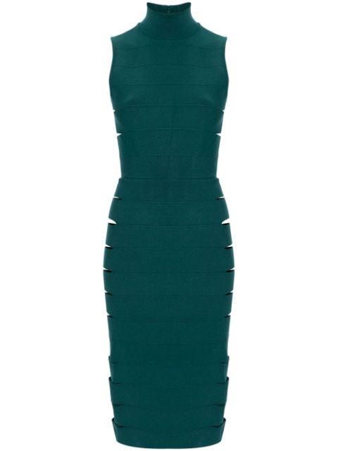 cut-out knitted midi dress by ALAIA