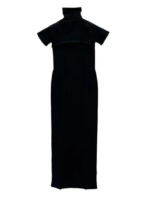 cut-out roll neck dress by ALAIA