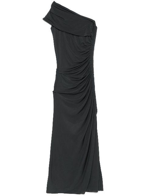 draped jersey midi dress by ALAIA