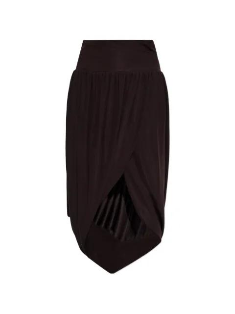 draped midi skirt by ALAIA