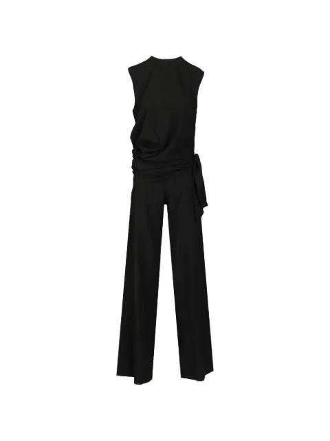 draped open-back jumpsuit by ALAIA