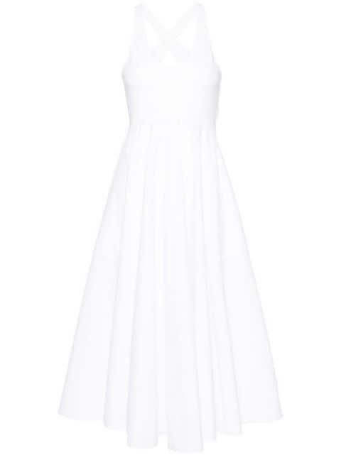 flared poplin midi dress by ALAIA