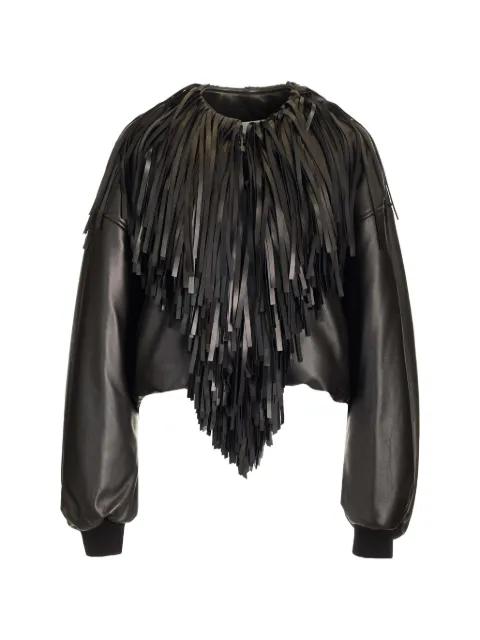 fringe-trimmed jacket by ALAIA