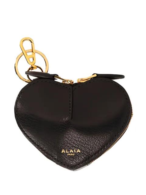 heart-shaped zip coin purse by ALAIA