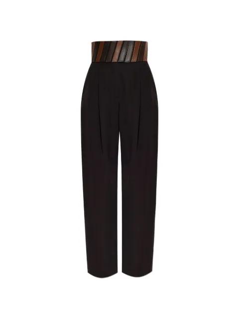 high-waisted trousers by ALAIA