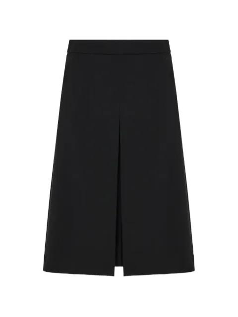 inverted-pleat A-line shorts by ALAIA