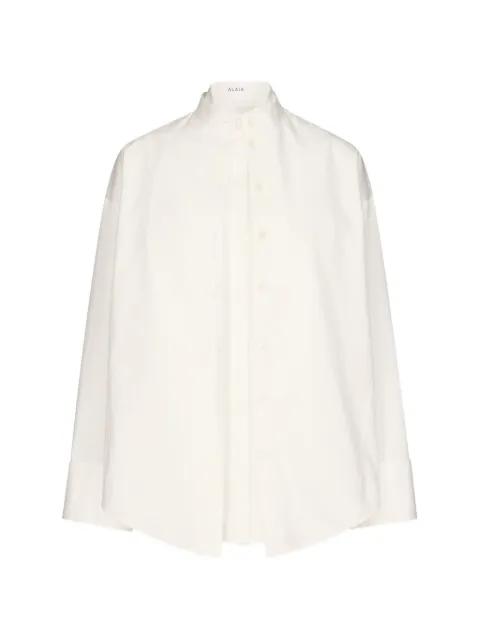 layered poplin shirt by ALAIA