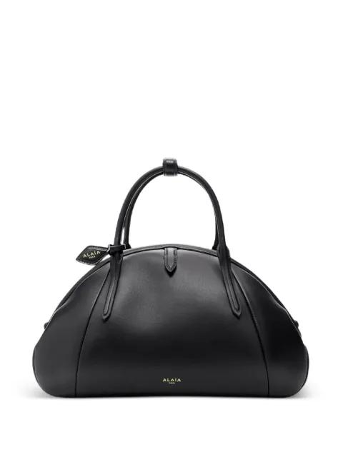leather tote bag by ALAIA