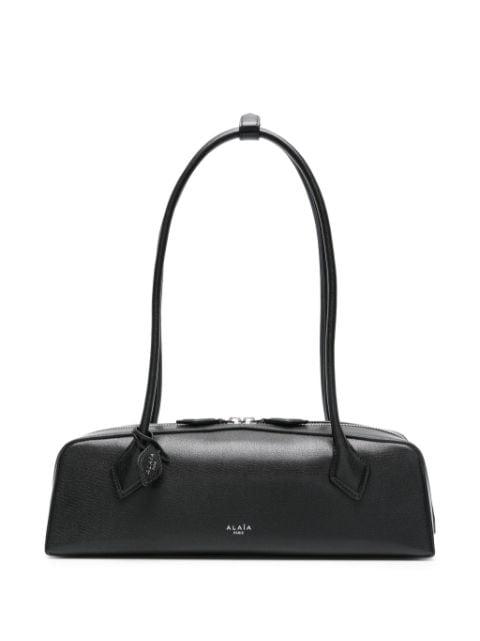 medium Le Teckel leather east-west bag by ALAIA