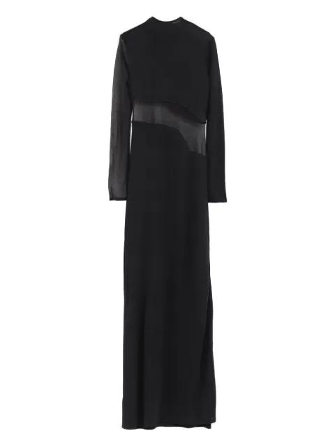 mesh-panel maxi dress by ALAIA
