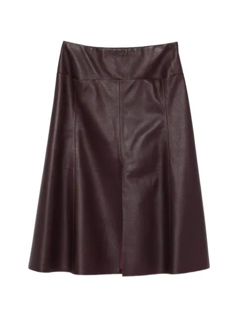 panelled midi skirt by ALAIA