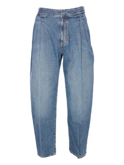 pleated-front jeans by ALAIA