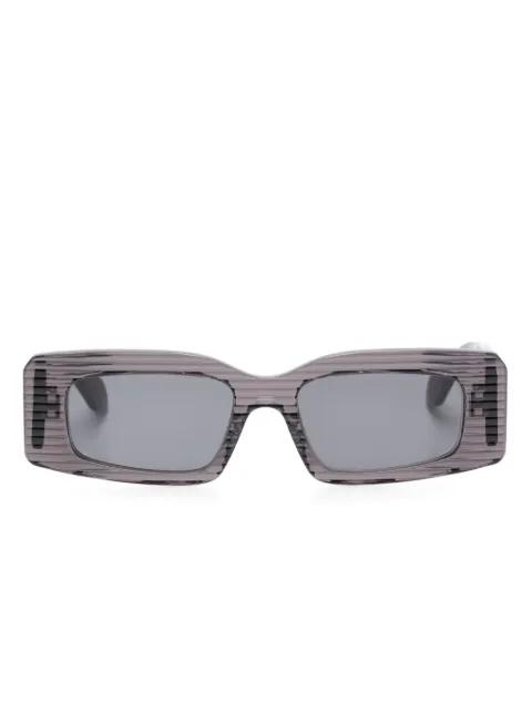 rectangle-frame sunglasses by ALAIA