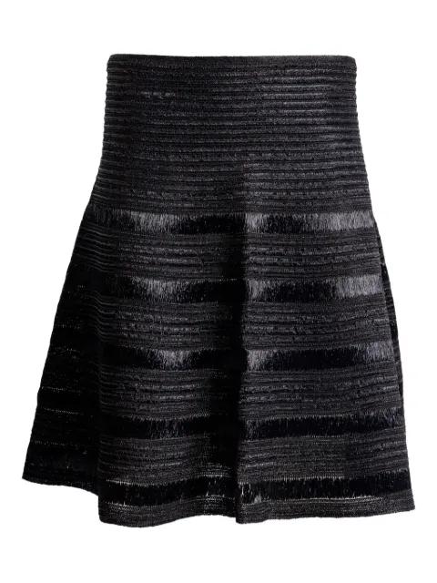 ribbed mini skirt by ALAIA