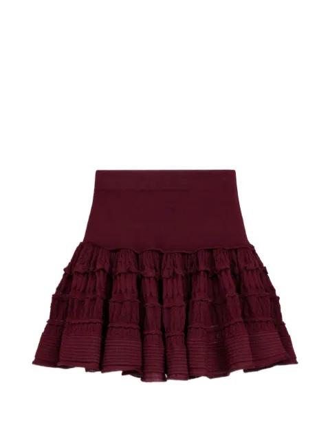 ruffled mini skirt by ALAIA