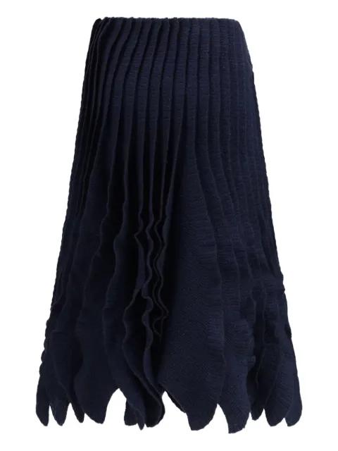 ruffled pleated skirt by ALAIA