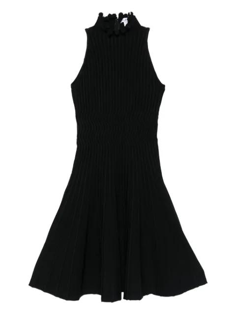ruffled ribbed dress by ALAIA