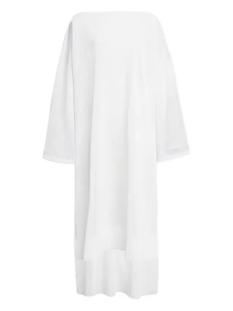 side-opening linen-silk blend top by ALAIA