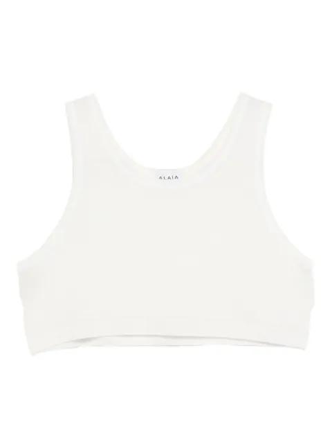 sleeveless cropped top by ALAIA