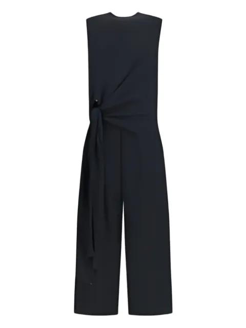sleeveless tie-front jumpsuit by ALAIA
