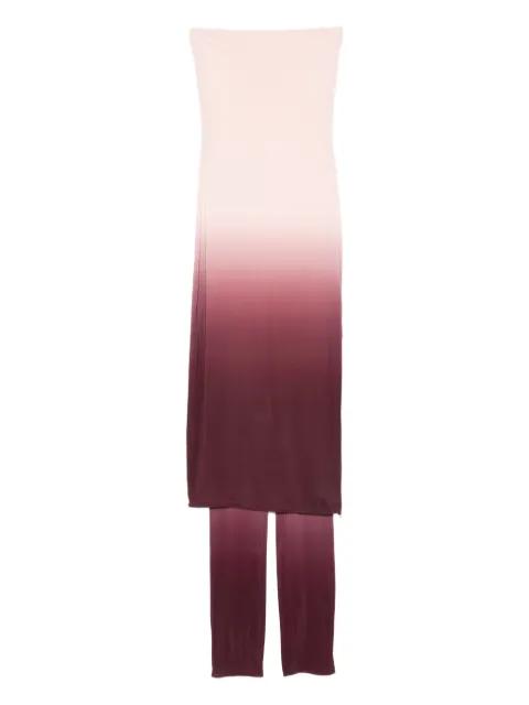 strapless knitted midi dress by ALAIA