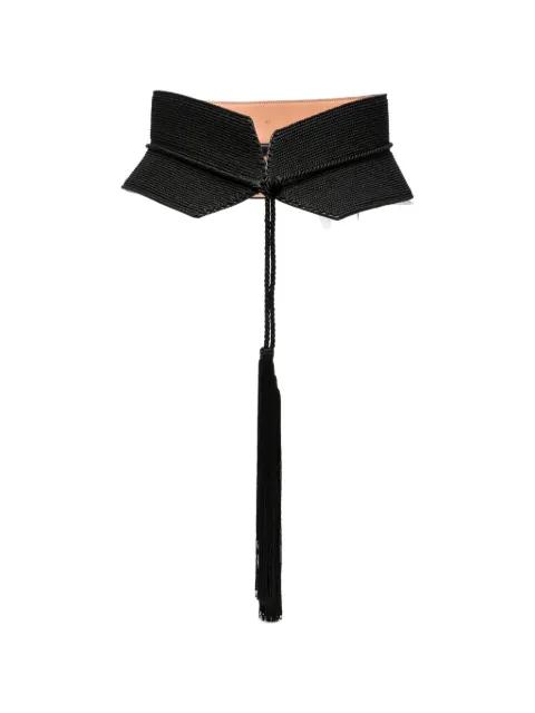 tassel-detail corset belt by ALAIA