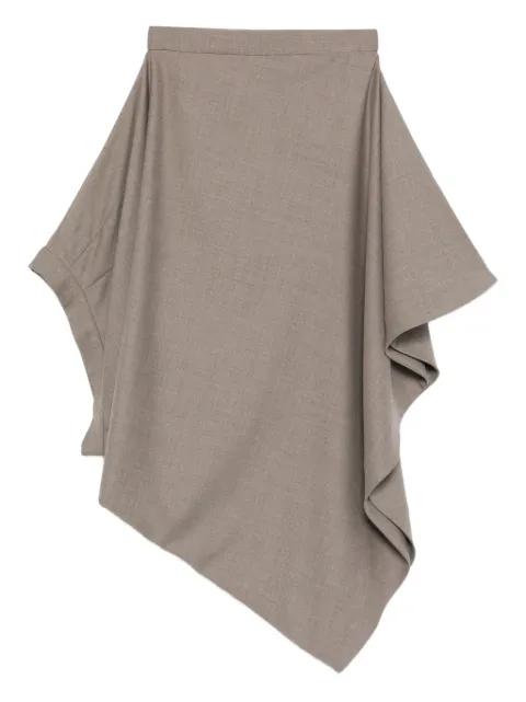 asymmetric midi skirt by ALAINPAUL