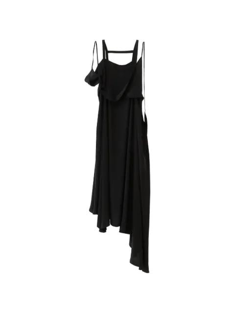 draped-design asymmetric dress by ALAINPAUL