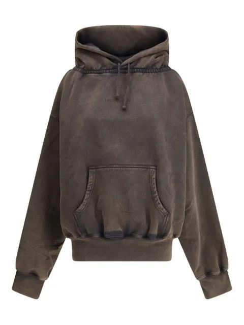 gathered hoodie by ALAINPAUL