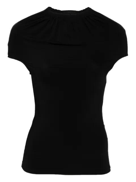 gathered-neck top by ALAINPAUL