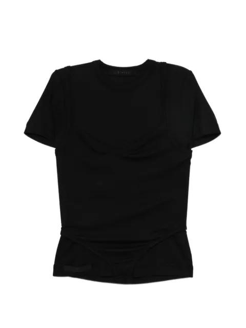 layered-effect ribbed T-shirt by ALAINPAUL