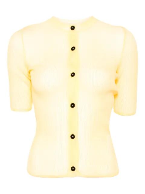 short-sleeves cardigan by ALAINPAUL