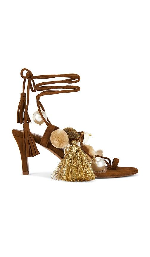 Alameda Turquesa Doris Sandal in Brown by ALAMEDA TURQUESA