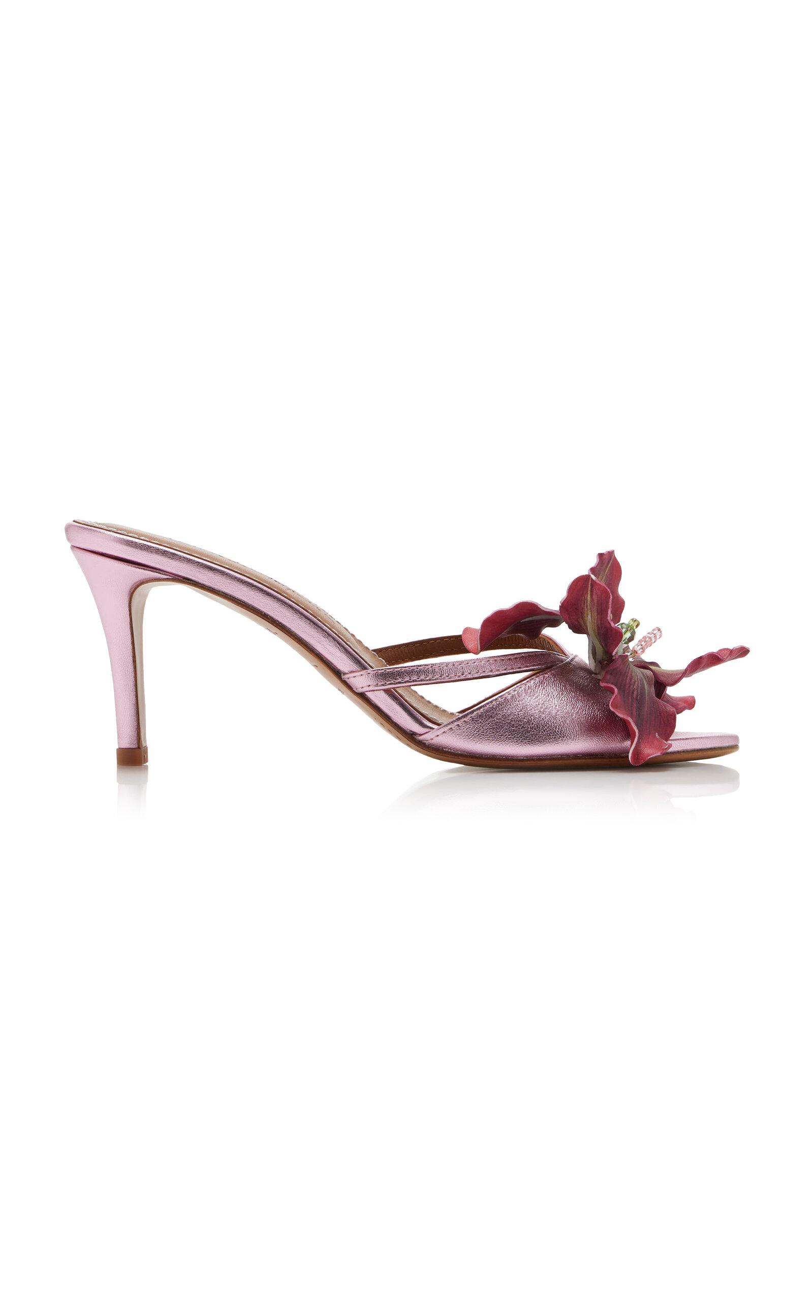 Alameda Turquesa Exclusive La Isla Rosaire Leather Mules - Moda Operandi by ALAMEDA TURQUESA
