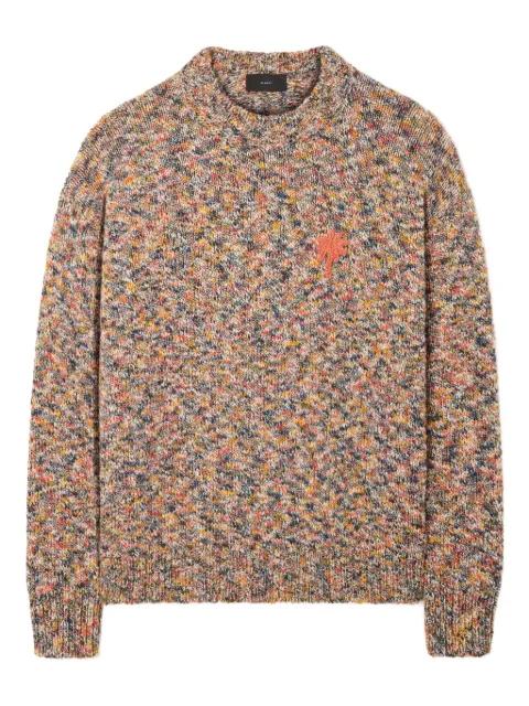 Dust of Light palm-tree crew-neck sweater by ALANUI