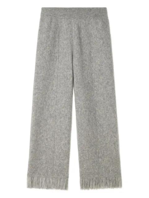 Finest fringed-hem trousers by ALANUI