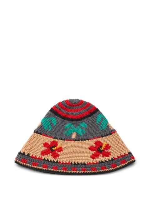 Hibiscus Bloom beanie by ALANUI